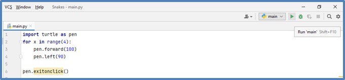 Python For Kids lesson screenshot: Step 26-4